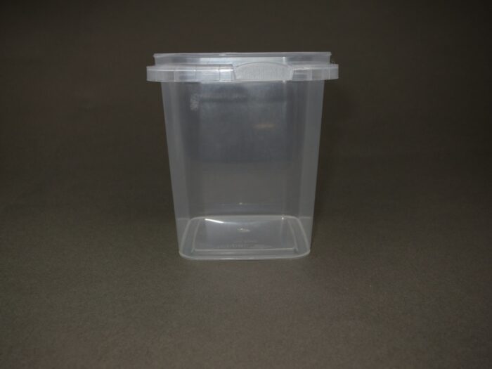 A container with lid on the floor