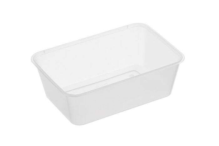 A White Color Plastic Takeaway Container